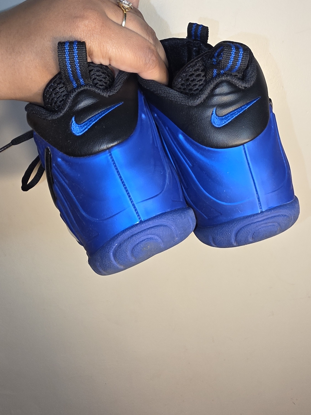 ☆Nike Foamposite Pro Blue and Black Basketball Shoes☆ - Picture 5 of 6